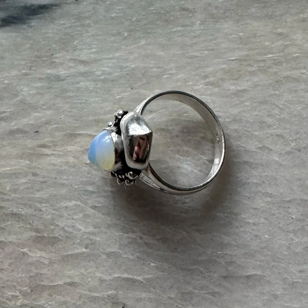 NWOT Sundance The Archer Ring, Opalite, Sterling Silver - Picture 4 of 6